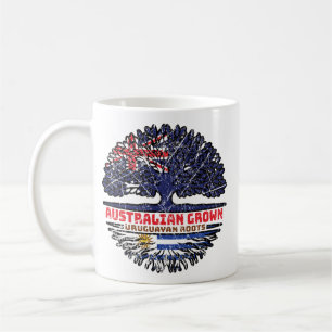 Taza De Café Raíces de árboles australianos uruguayos