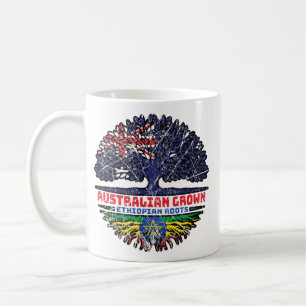 Taza De Café Raíces de árboles de Australia etíope