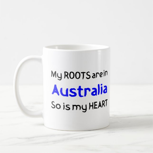 Taza De Café raíces de australia (Izquierda)