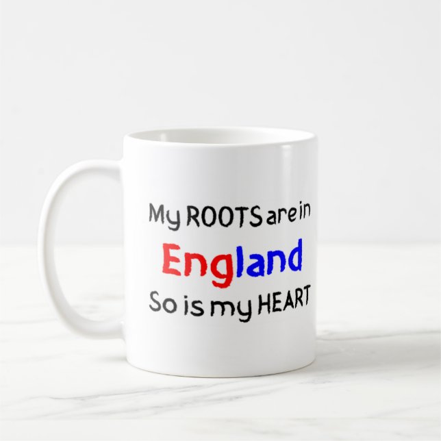 Taza De Café raíces de inglaterra (Izquierda)