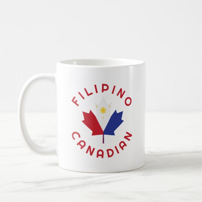 Taza De Café Raíces filipinas de Canadá (Izquierda)