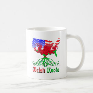 Taza De Café Raíces Galés del americano