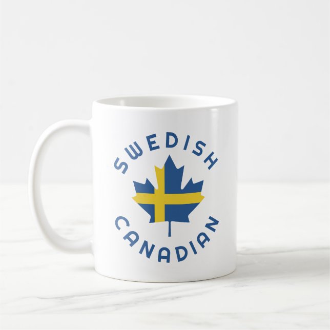 Taza De Café Raíces suecas canadienses (Izquierda)