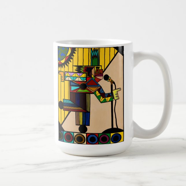Taza De Café "Raid I Blues" de Ruchell Alexander (Derecha)