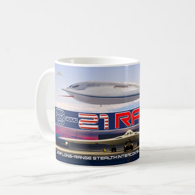 TAZA DE CAFÉ RAIDER B-21 (Anverso izquierdo)