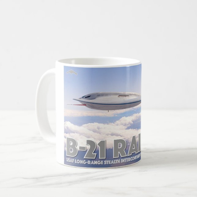 TAZA DE CAFÉ RAIDER B-21 (Anverso izquierdo)