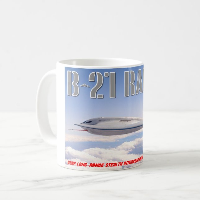 TAZA DE CAFÉ RAIDER B-21 (Anverso izquierdo)