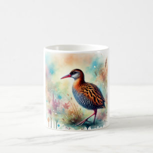 Taza De Café Rail Bird 200724AREF104 - Watercolor