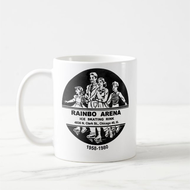 Taza De Café Rainbo Arena Ice Skink Rink, Chicago, IL (Izquierda)