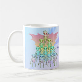 Taza De Café Rainbow Alien