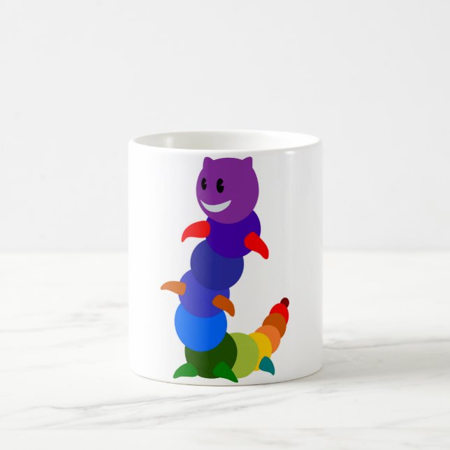 TAZA DE CAFÉ RAINBOW CATERPILLAR (Centro)