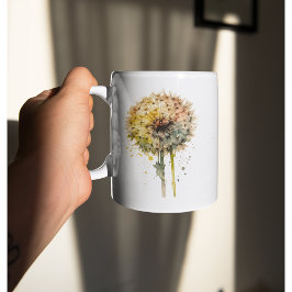 Taza De Café Rainbow Dandelion