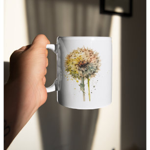 Taza De Café Rainbow Dandelion