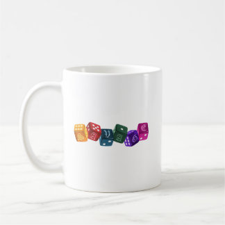 Taza De Café Rainbow Dice Coffee Mug