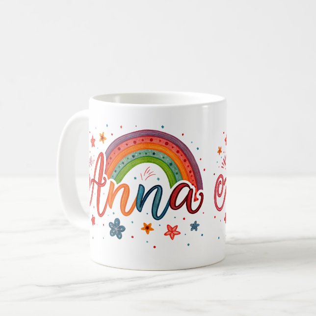 Taza De Café Rainbow Dreams Anna 1 (Anverso izquierdo)