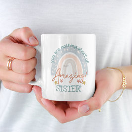 Taza De Café RAINBOW, eres una HERMANA Increíble, TÍA NIECE.