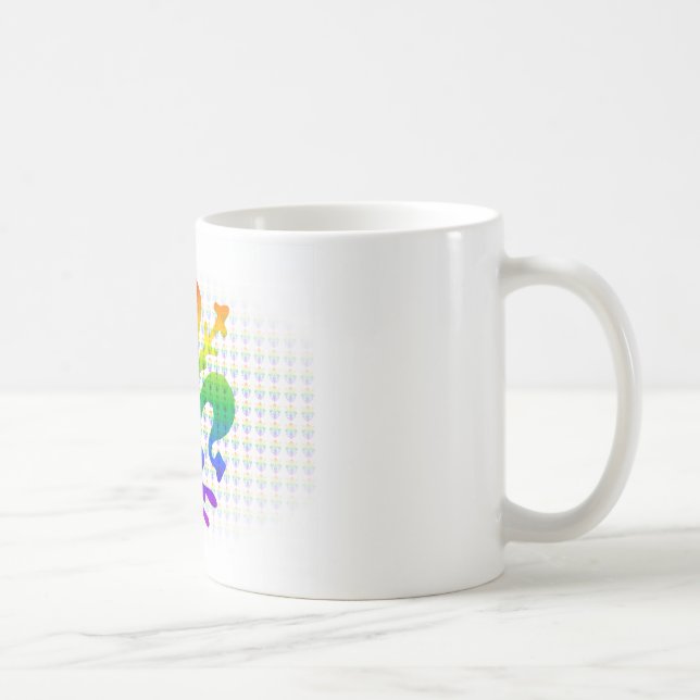 Taza De Café Rainbow Fleur-de-lis (Derecha)