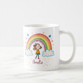 Taza De Café Rainbow Girl Amelie 2