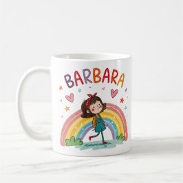 Taza De Café Rainbow Girl Barbara 1