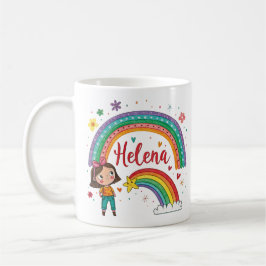 Taza De Café Rainbow Girl Helena 1