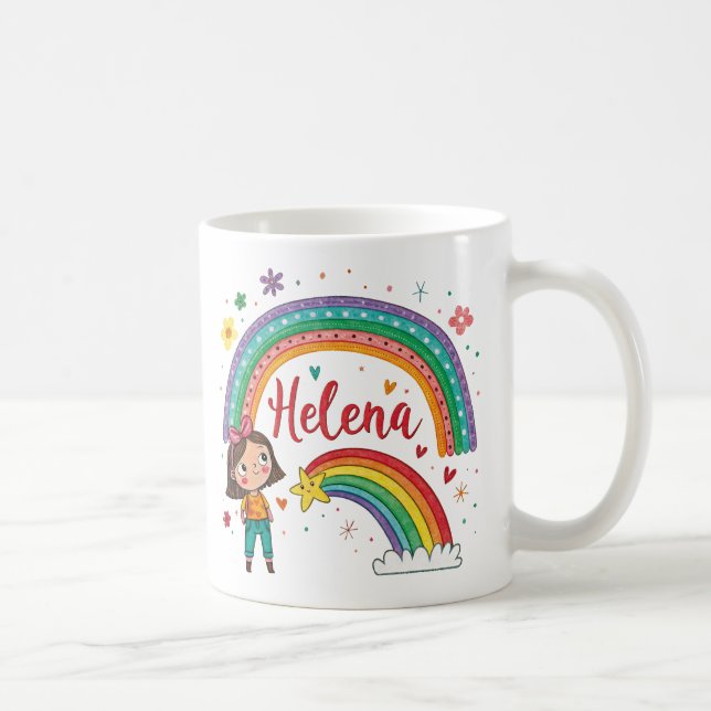 Taza De Café Rainbow Girl Helena 1 (Derecha)