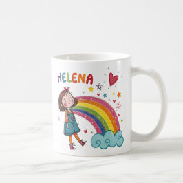 Taza De Café Rainbow Girl Helena 2
