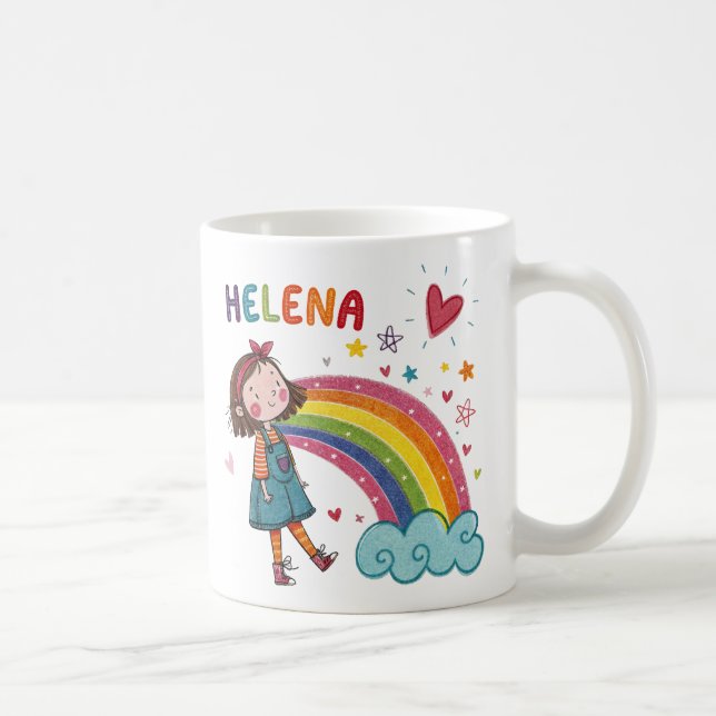 Taza De Café Rainbow Girl Helena 2 (Derecha)