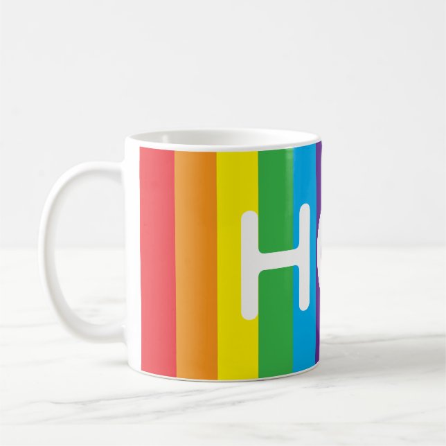 Taza De Café Rainbow "HOT" Mug (Izquierda)