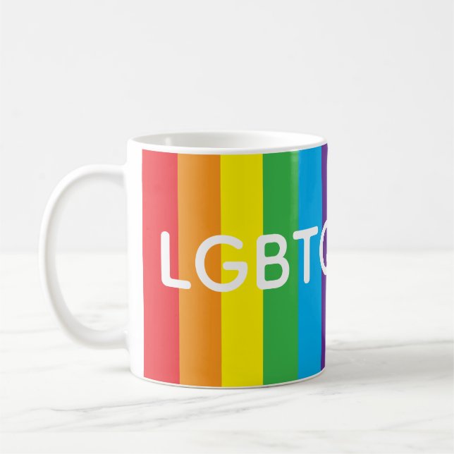 Taza De Café Rainbow "LGBTQIAPN+" Mug (Izquierda)