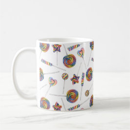 Taza De Café Rainbow Lollipops Coffee Mug