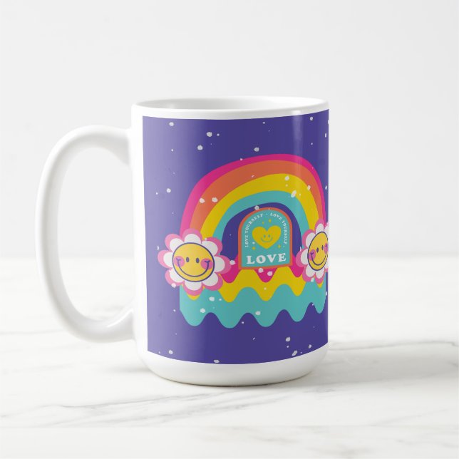 Taza De Café Rainbow Love (Izquierda)