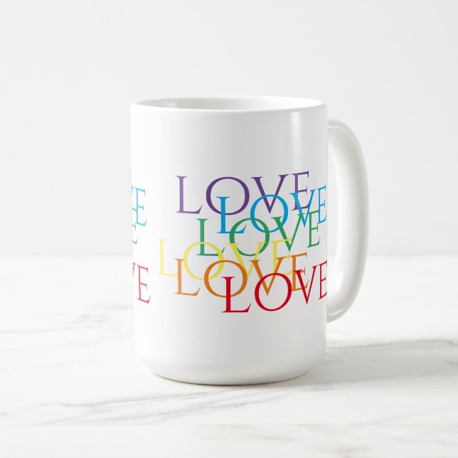 Taza De Café RAINBOW LOW Tall White Mug (Anverso derecho)