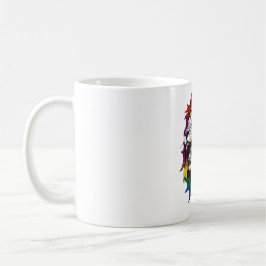 Taza De Café Rainbow Mane Roaring Leon LGBTQ+ Orgullo