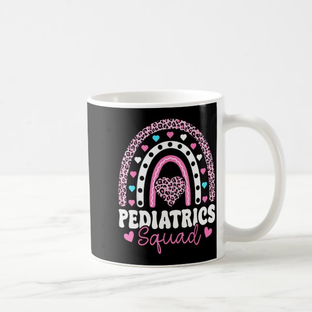 Taza De Café Rainbow Pediatrics Squad - Valentine's Day Pediatr (Derecha)
