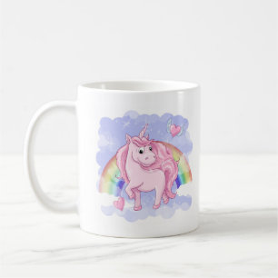 Taza De Café Rainbow Unicorn