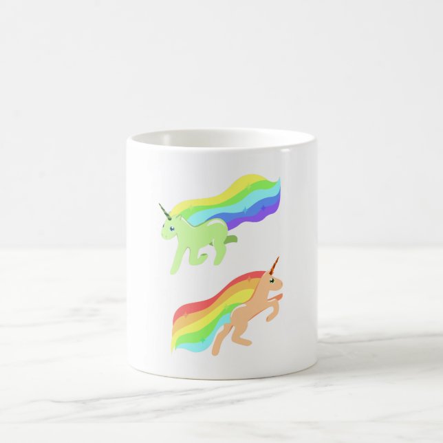 Taza De Café Rainbow Unicorns (Centro)