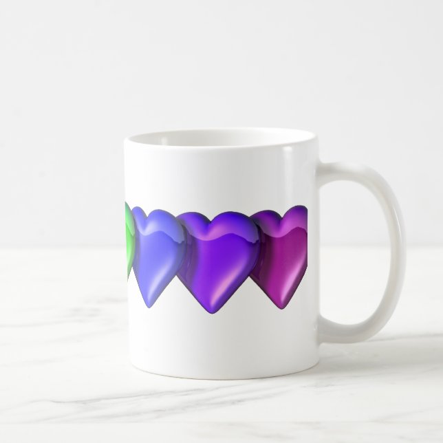 Taza De Café RainbowHearts (Derecha)