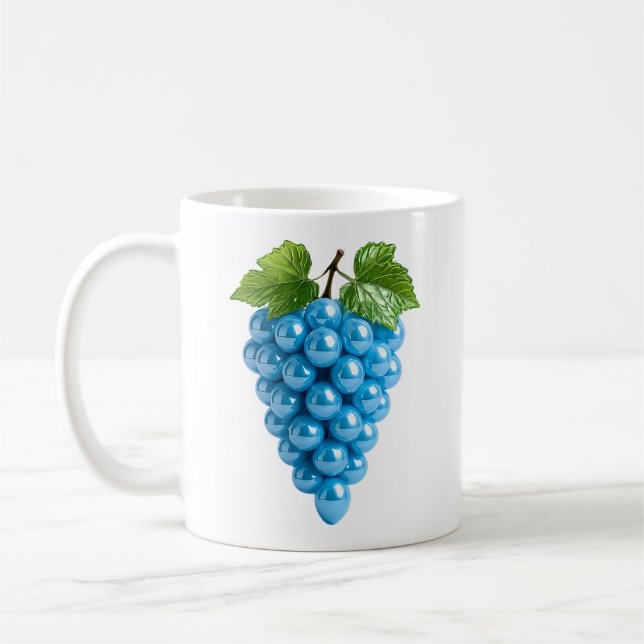 Taza De Café Raisin Bleu Brillant (Izquierda)