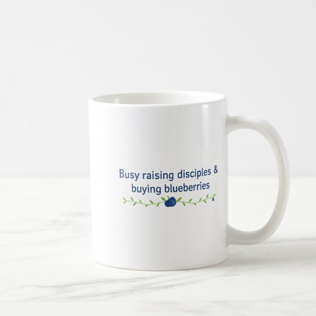 Taza De Café Raising Disciples, Christian Faith And Bible Verse (Derecha)