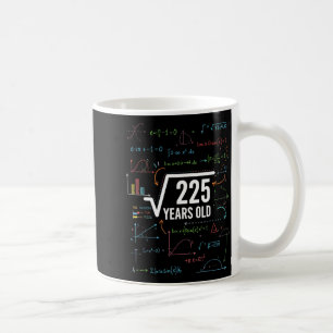 Taza De Café Raíz Cuadrada Matemática 225 Años de Edad, Matemát