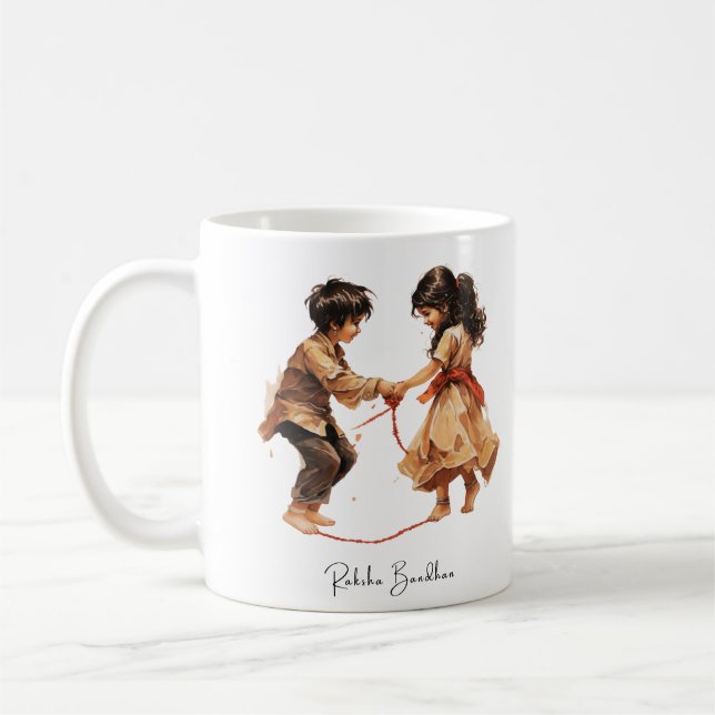 Taza De Café Raksha Bandhan Mug (Izquierda)
