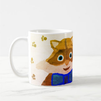 Taza De Café Rakun de chocolate