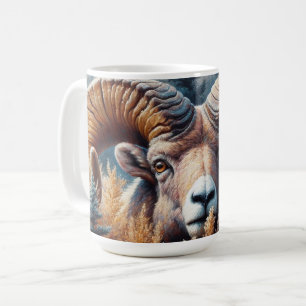 Taza De Café Ram de oveja de Bighorn