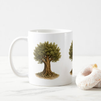 Taza de café Rama de Olivo | Estilo Mediterráneo R