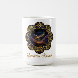 Taza De Café RAMADÁN KÁREEM MUBÁRAK dorado
