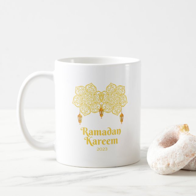 Taza De Café Ramadan Kareem Significado - Eid Mubarak 2023 (Con donut)
