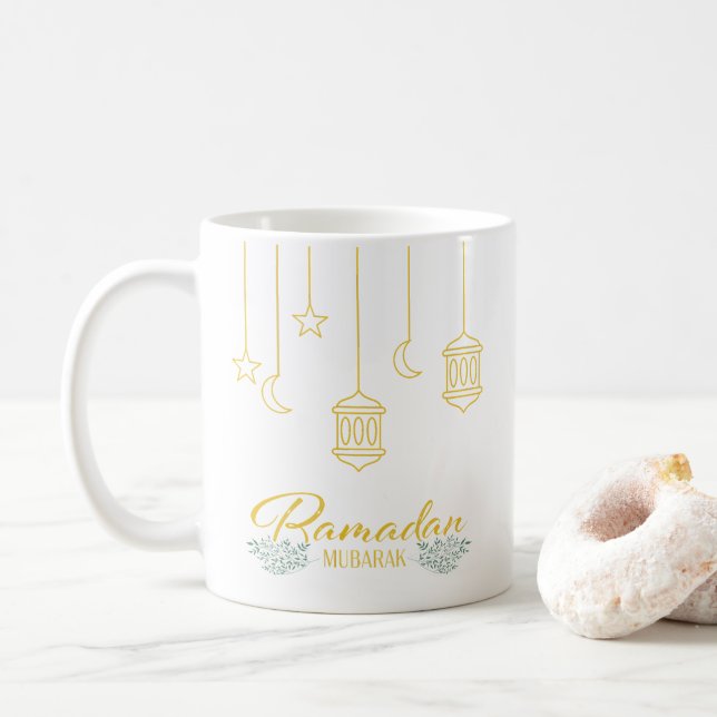 TAZA DE CAFÉ RAMADAN MUBARAK (Con donut)