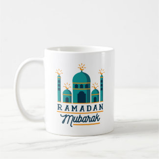 Taza De Café Ramadan Mubarak Mosque Crescent Art