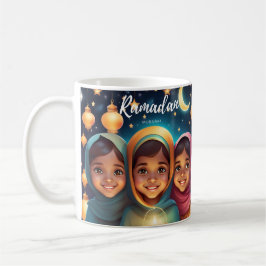 Taza De Café Ramadan Mubarak Niños en vela Mug