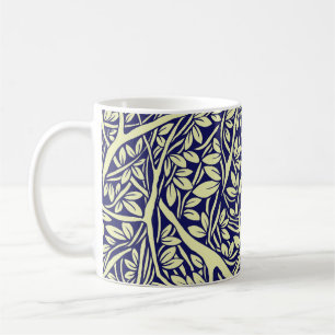 Taza De Café Ramas de época: Patrón de árbol entrelazado